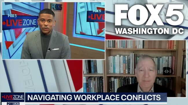 Richard Birke Shares Tips on Resolving Workplace Tensions and Political Conflict on FOX5 Live Zone